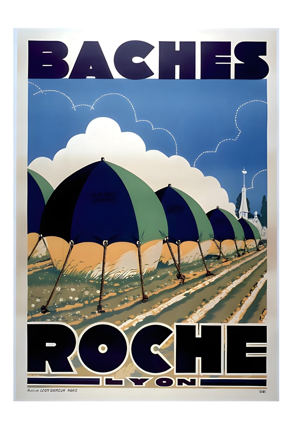 Baches Roche Postkarte