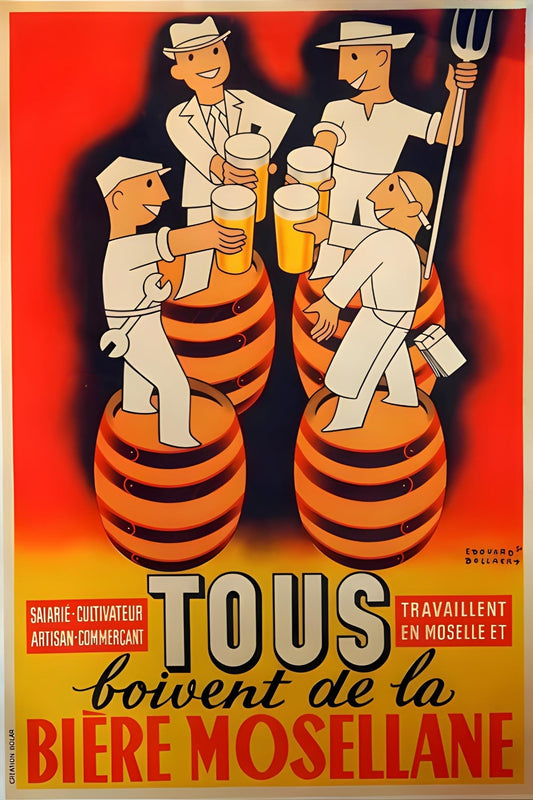 Biere Mosellane Postal Card