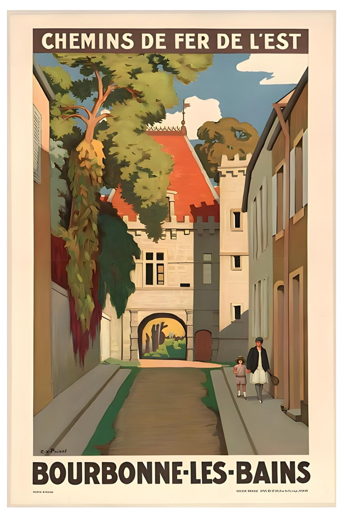 Bourbonnes-Les-Bains Postal Card