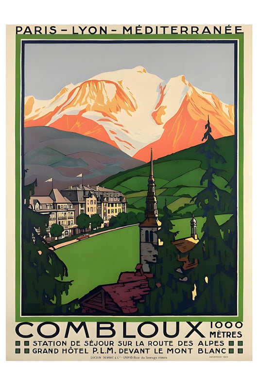 Combloux Postal Card