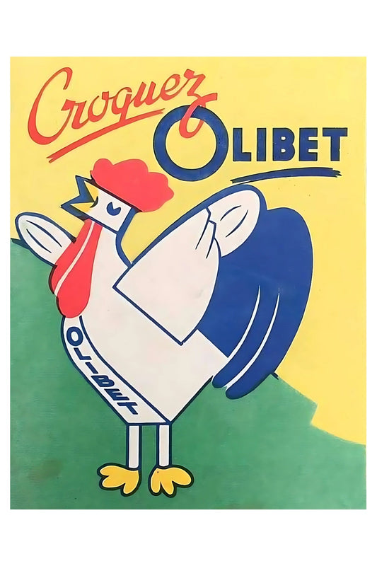 Croquez Olibet Postal Card