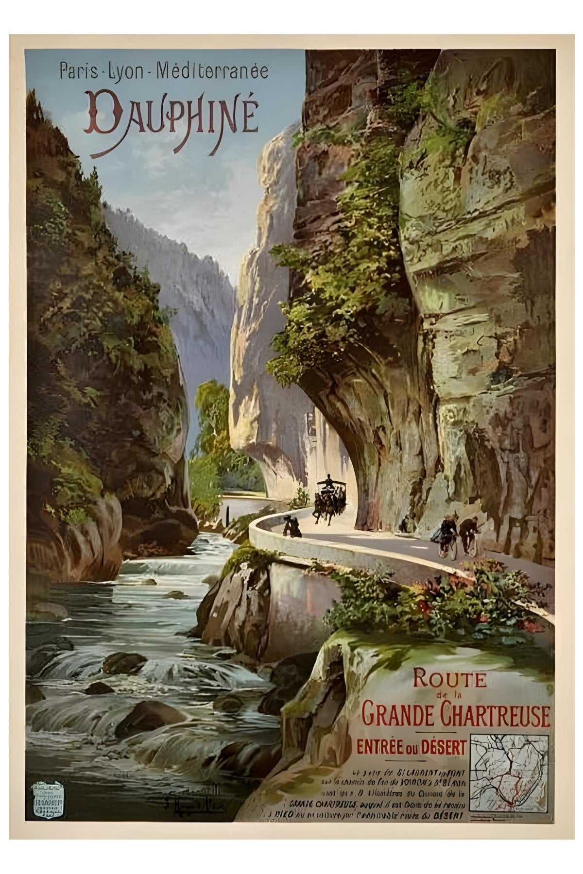 Dauphine Postal Card