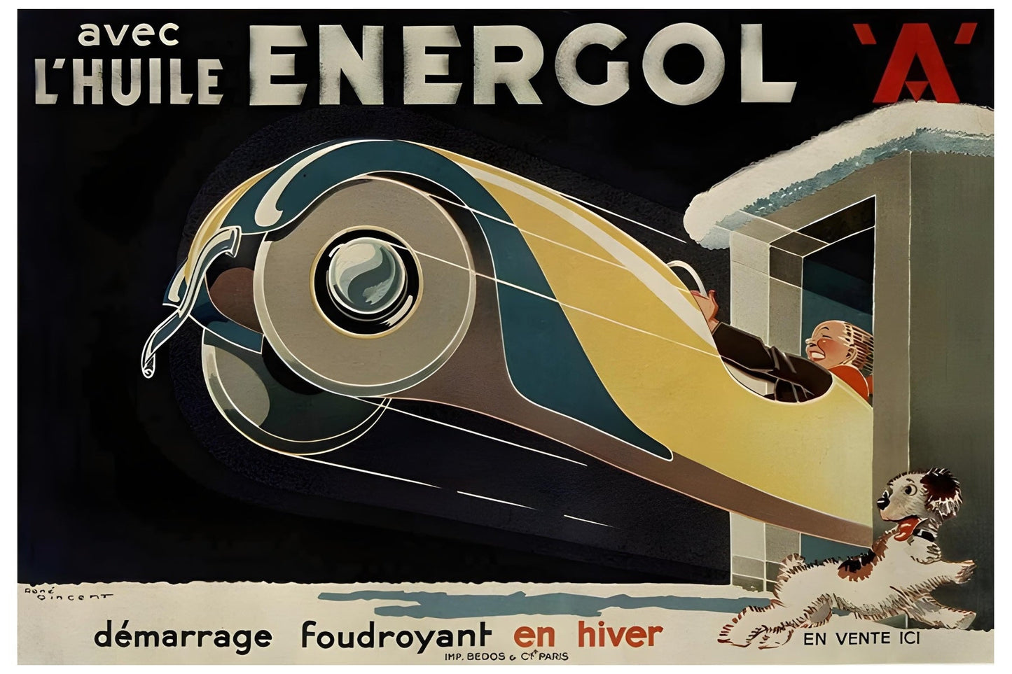 Energol-Postkarte