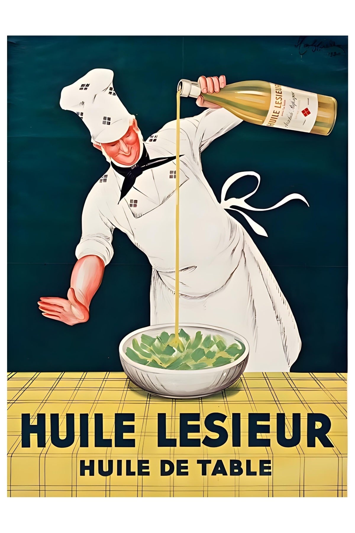Huile Lesieur Postkarte