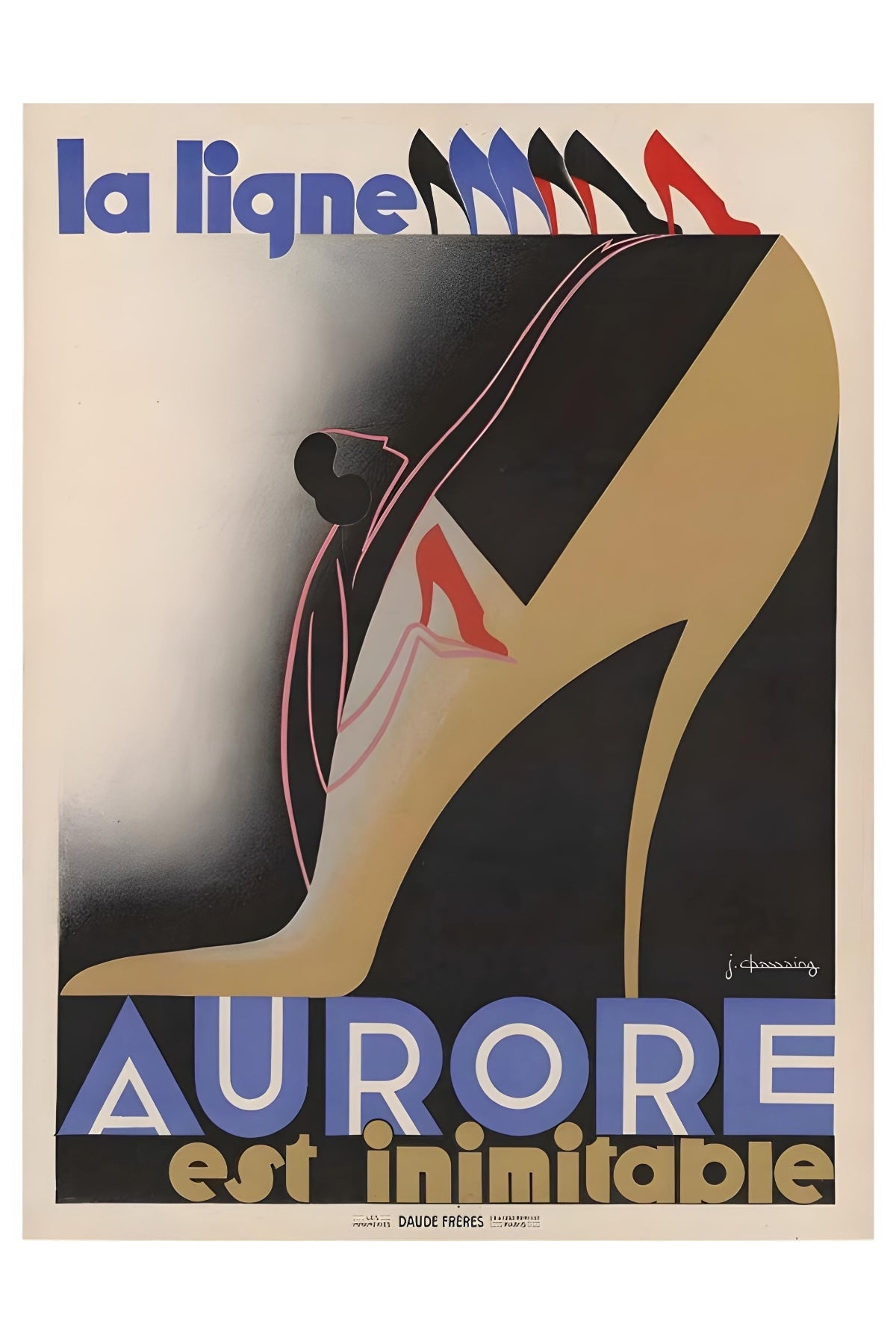 La Ligne Aurore Postkarte