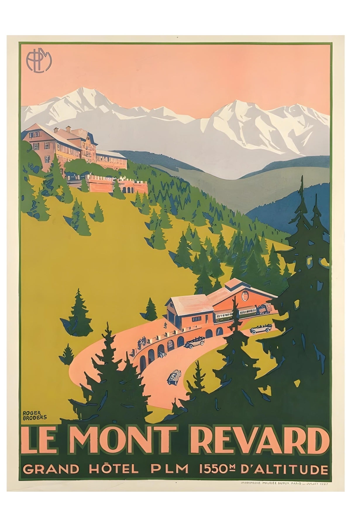 Le Mont Revard Postal Card