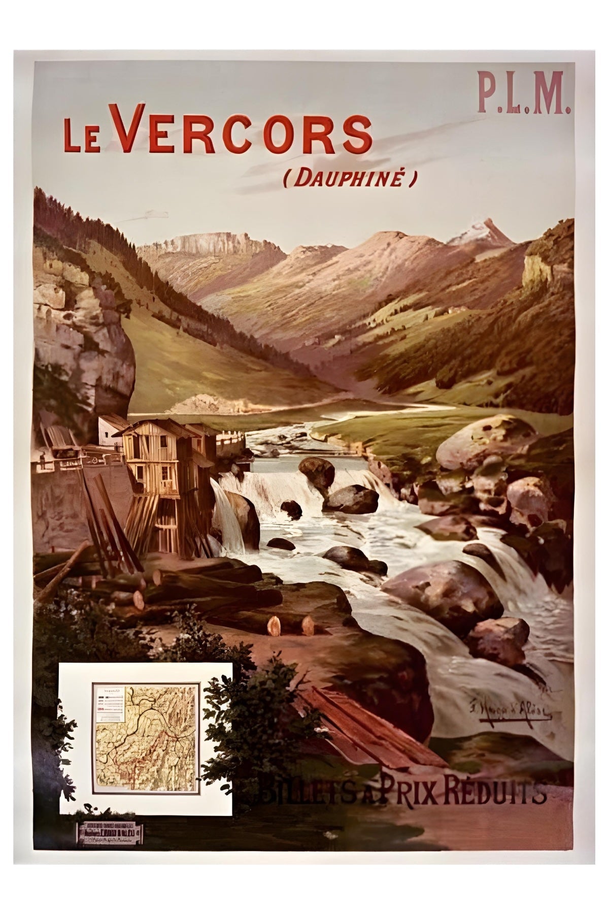 Le Vercours Postkarte