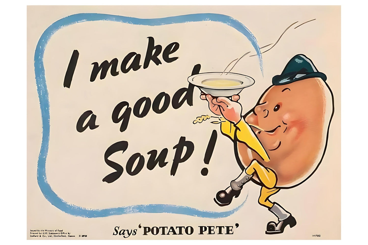 Potato Pete Postal Card