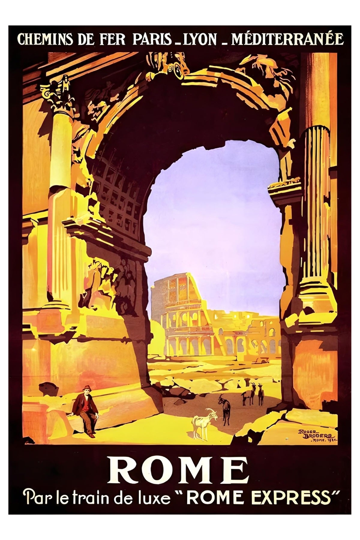 Rome Express Postal Card – Max & Oscar Postcards