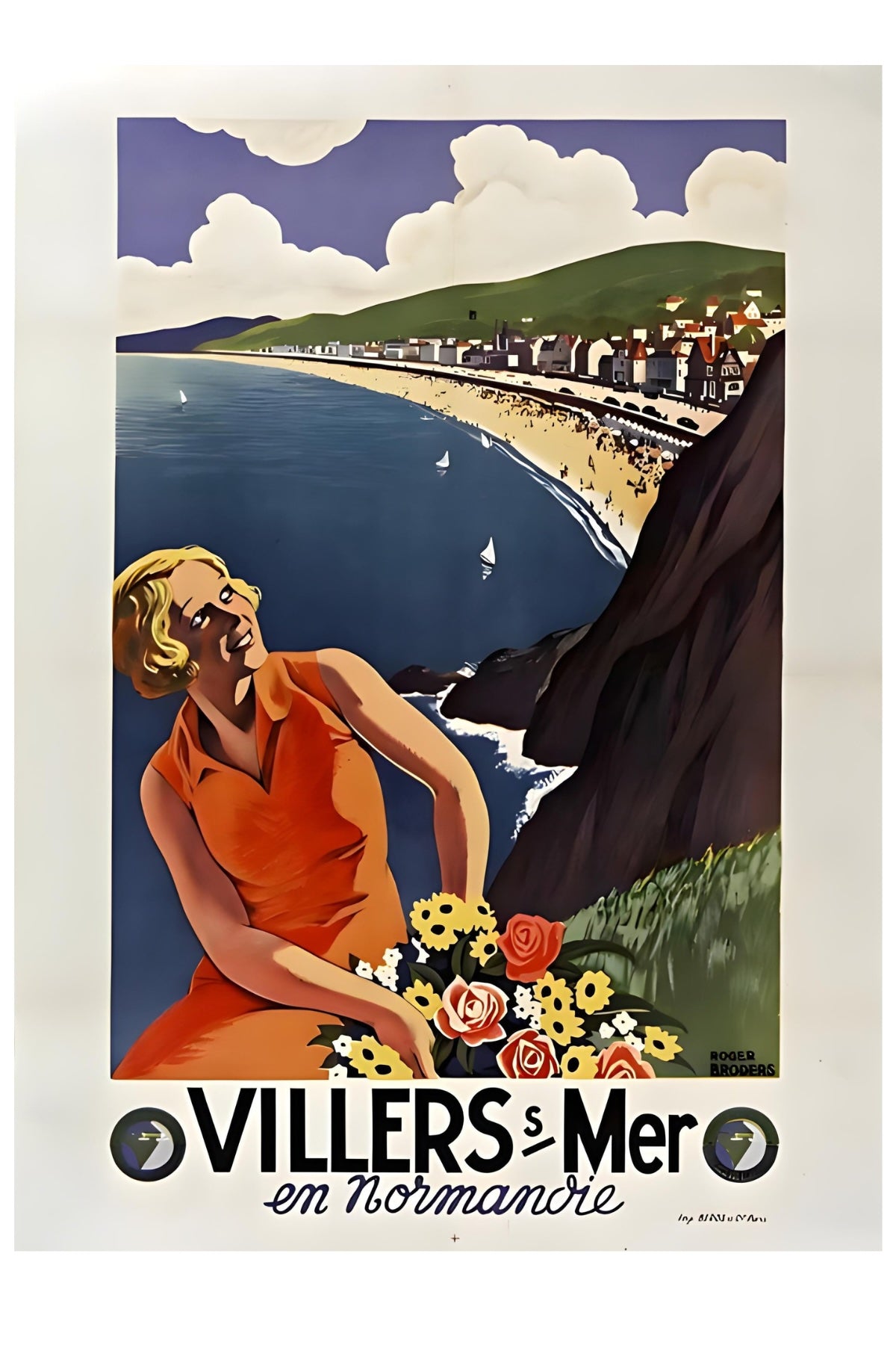 Villers Sur Mer Postal Card