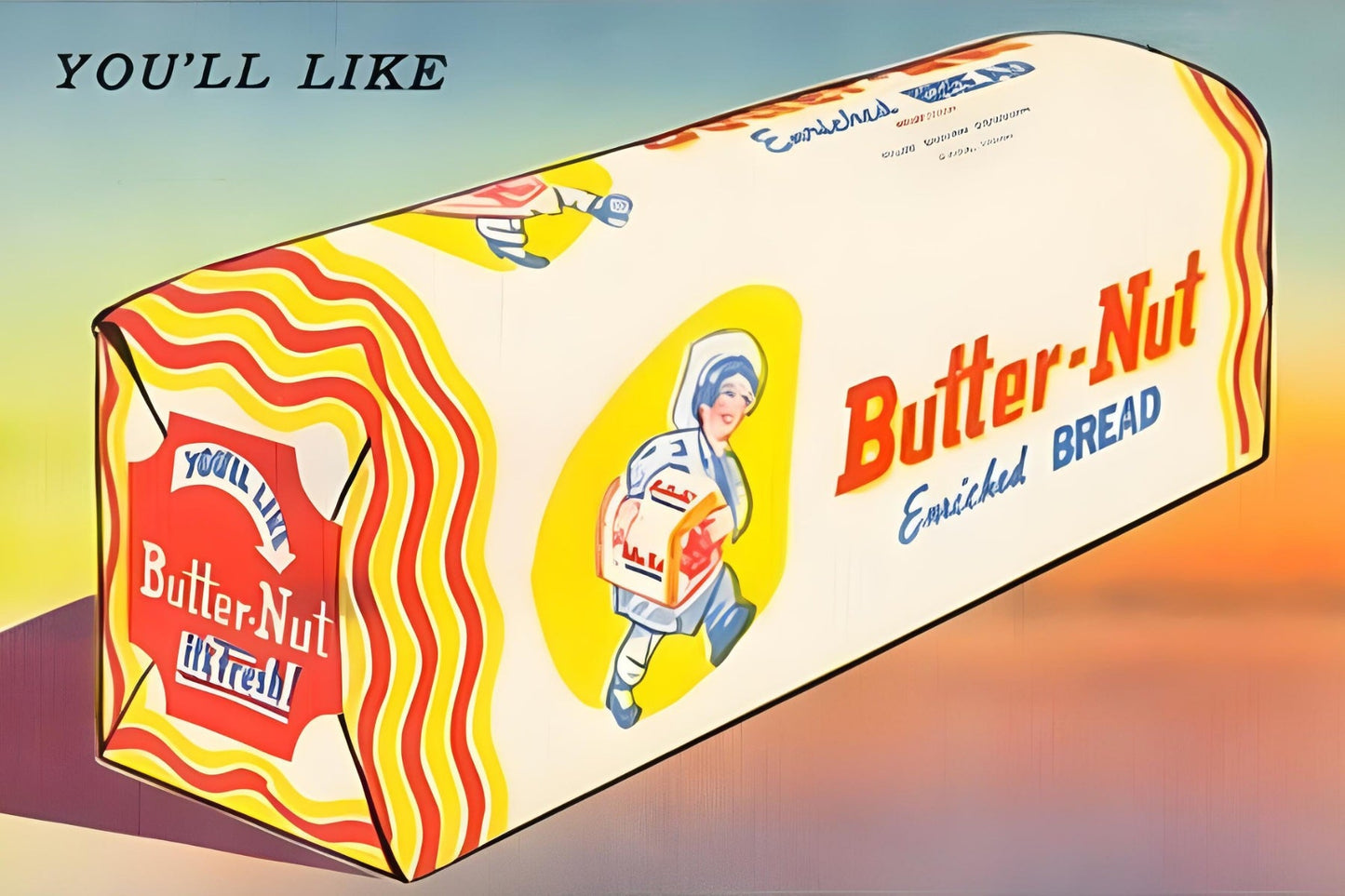 Butter-Nut Bread Postal Card