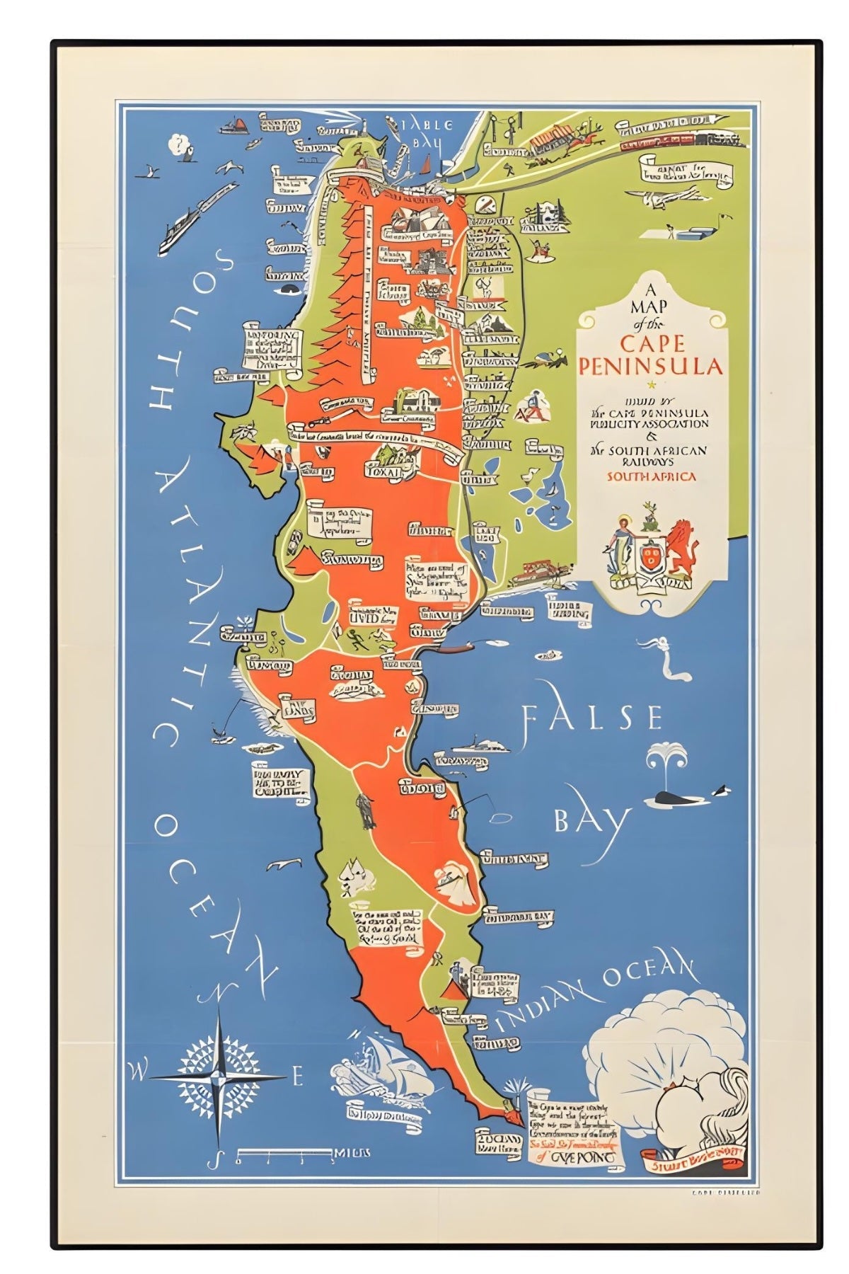 Cape Peninsula Postal Card