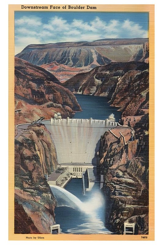 Downstream Face of Boulder Dam
