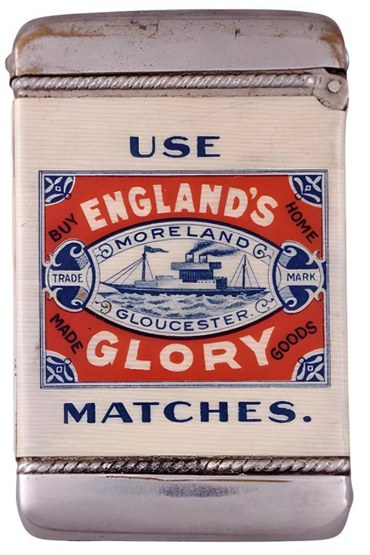 England's Glory Matches Postal Card