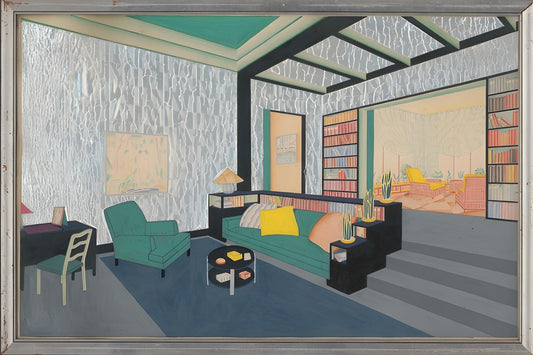 Orinoka Fabric Room Design Postal Card