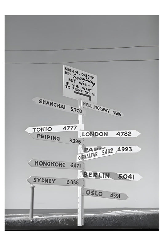 Seaside, Oregon Postal Card