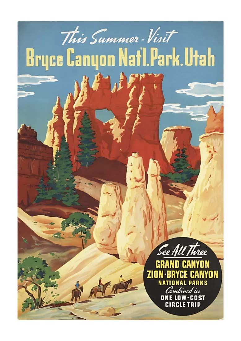 Bryce Canyon National Park Postal Card