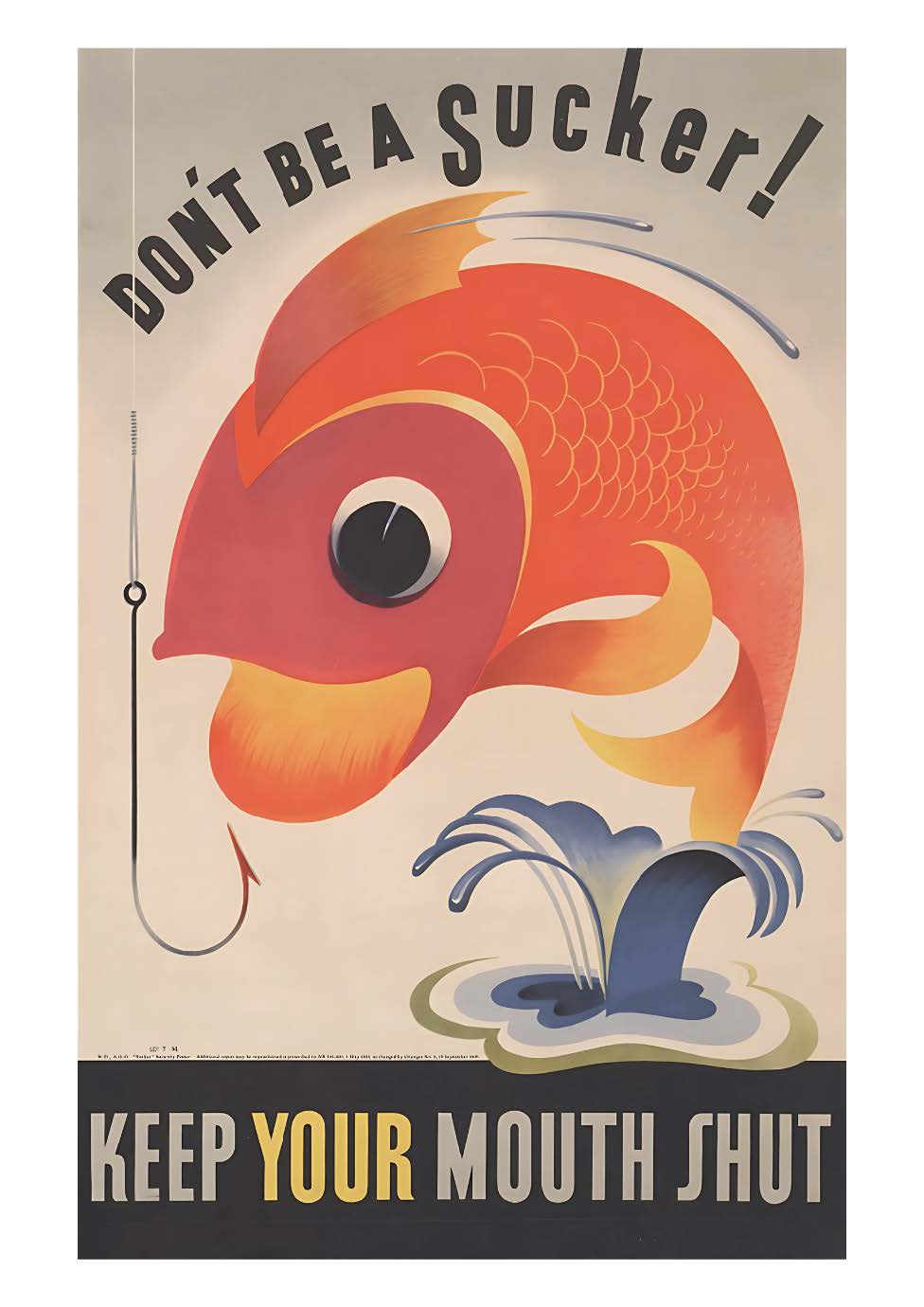 Don't Be A Sucker Postal Card