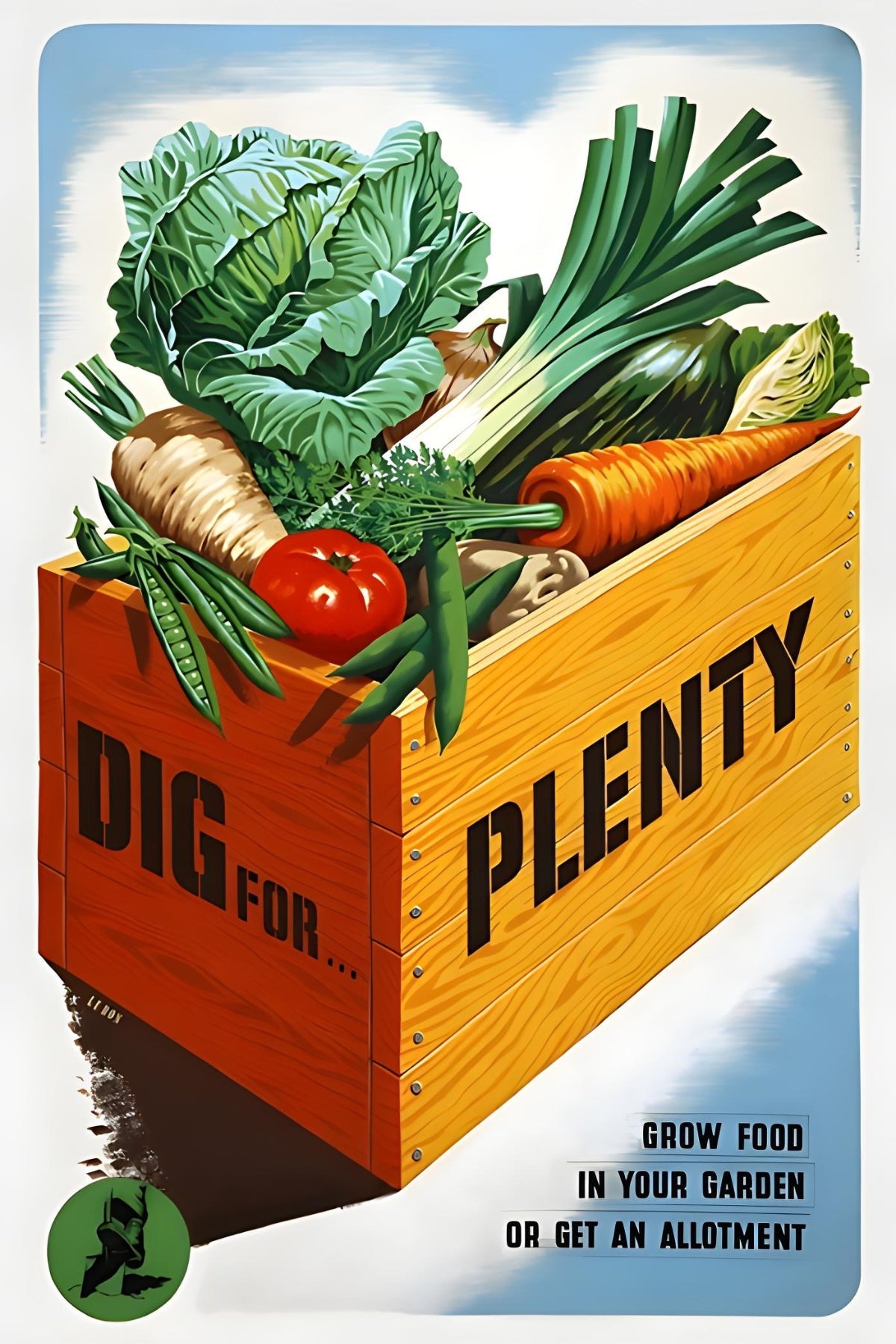Dig for Plenty Postal Card