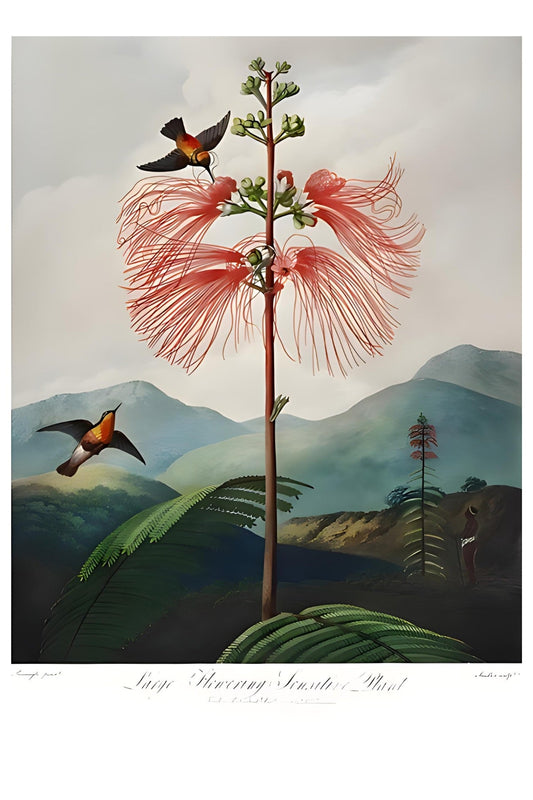 Hummingbirds Postal Card