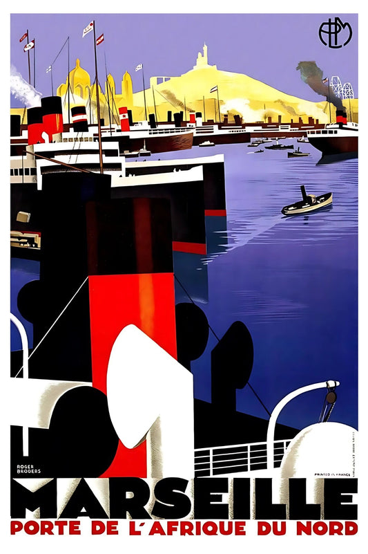 LTP - Marseille Postal Card