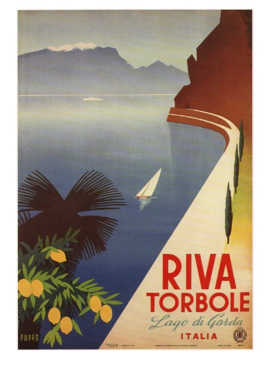 Riva Torbole Postal Card