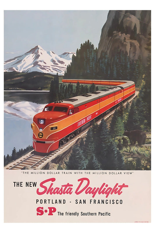 Shasta Daylight Postal Card