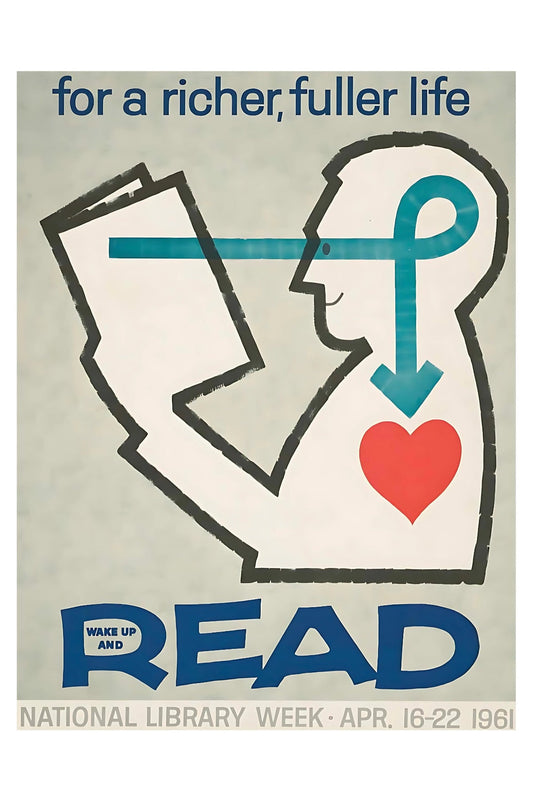 Wake Up and Read Postal Card