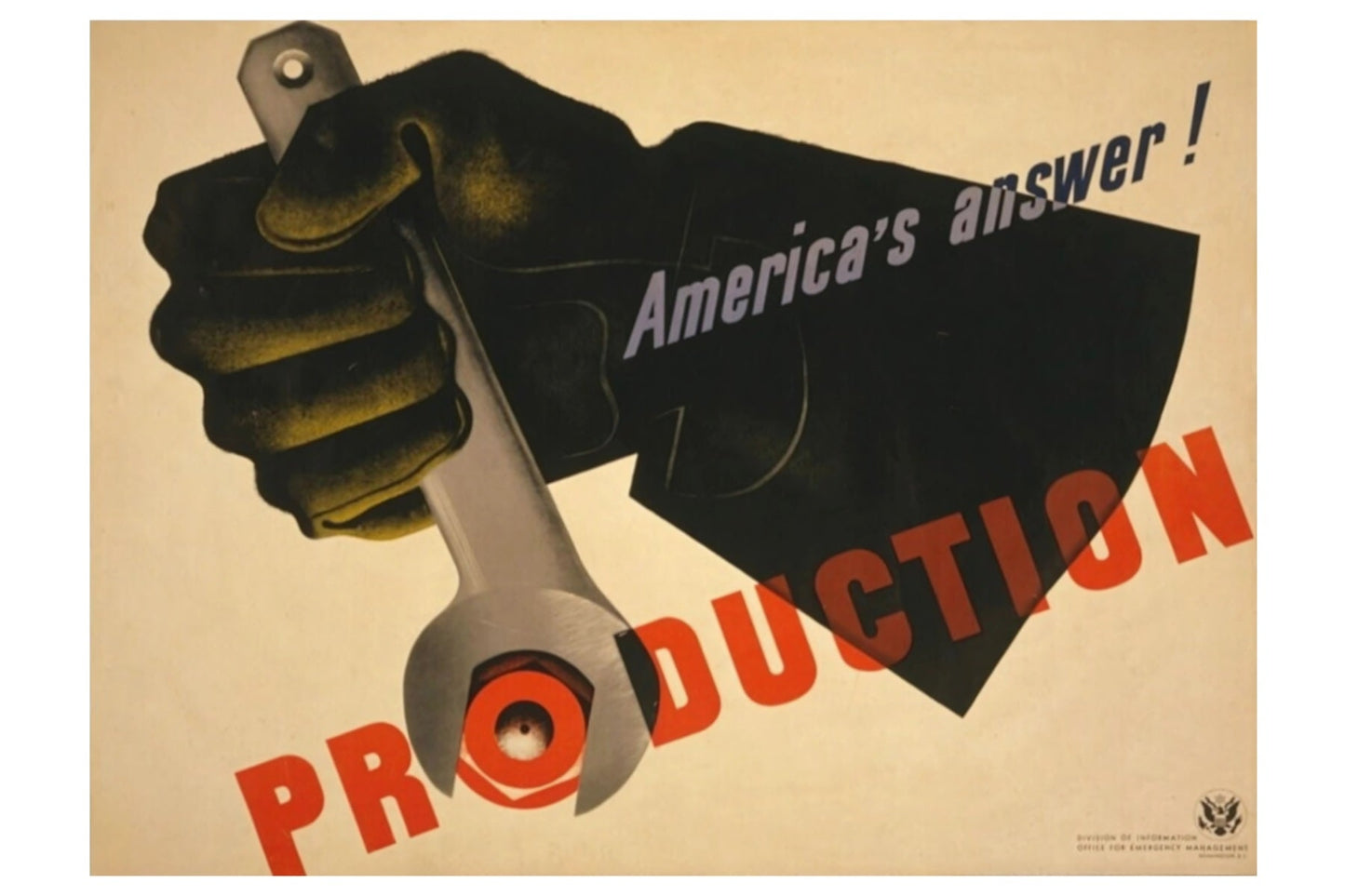 Production America's Answer 1941 Postal Card