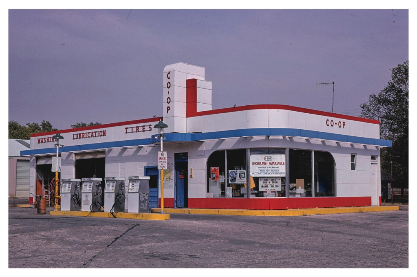 Co-Op Station Postal Card