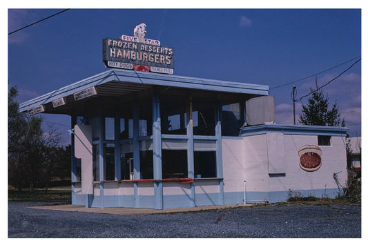 Hamburger Diner Postkarte