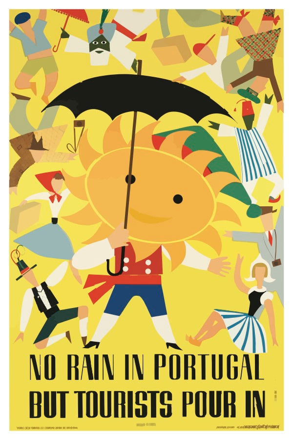 PORTUGAL KEINE REGEN-POSTKARTE