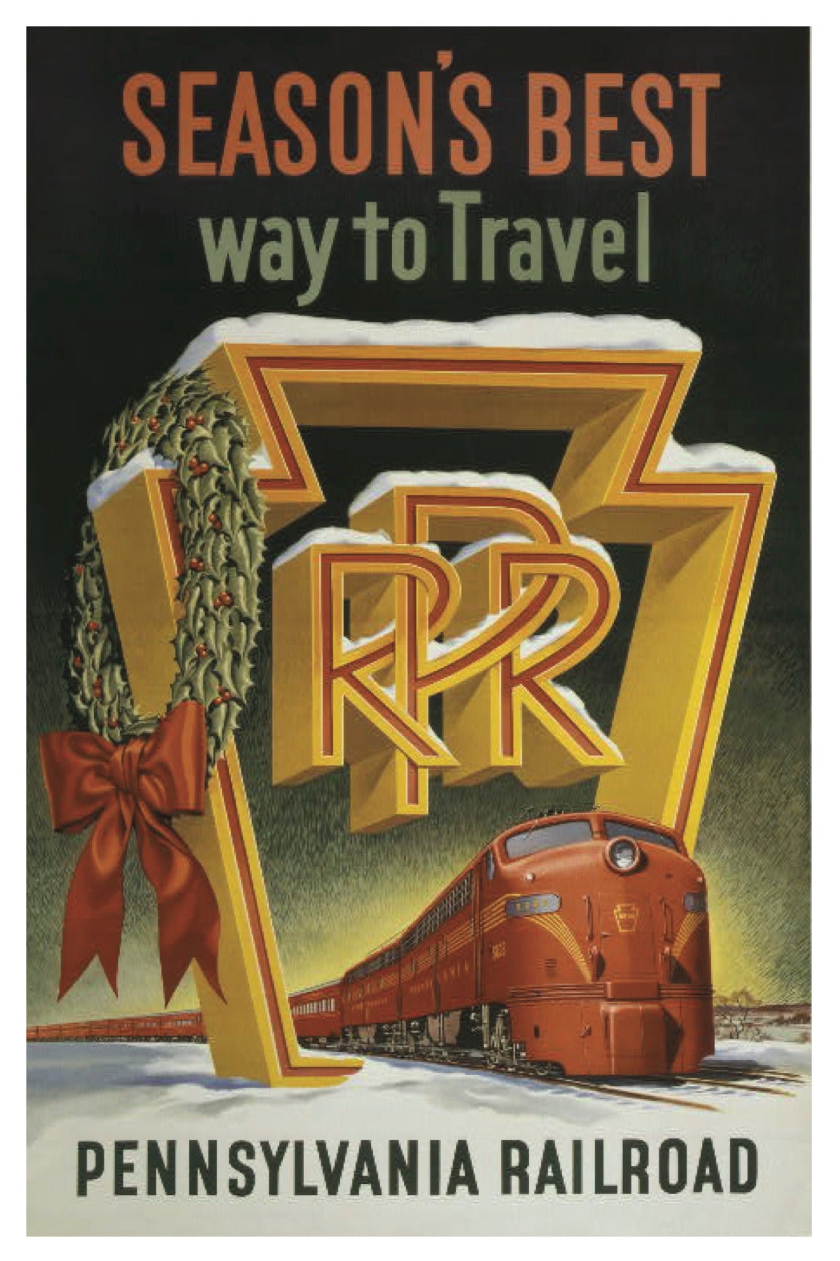 Die beste Postkarte der Saison: Pennsylvania Railroad