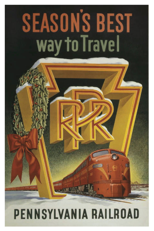 Die beste Postkarte der Saison: Pennsylvania Railroad