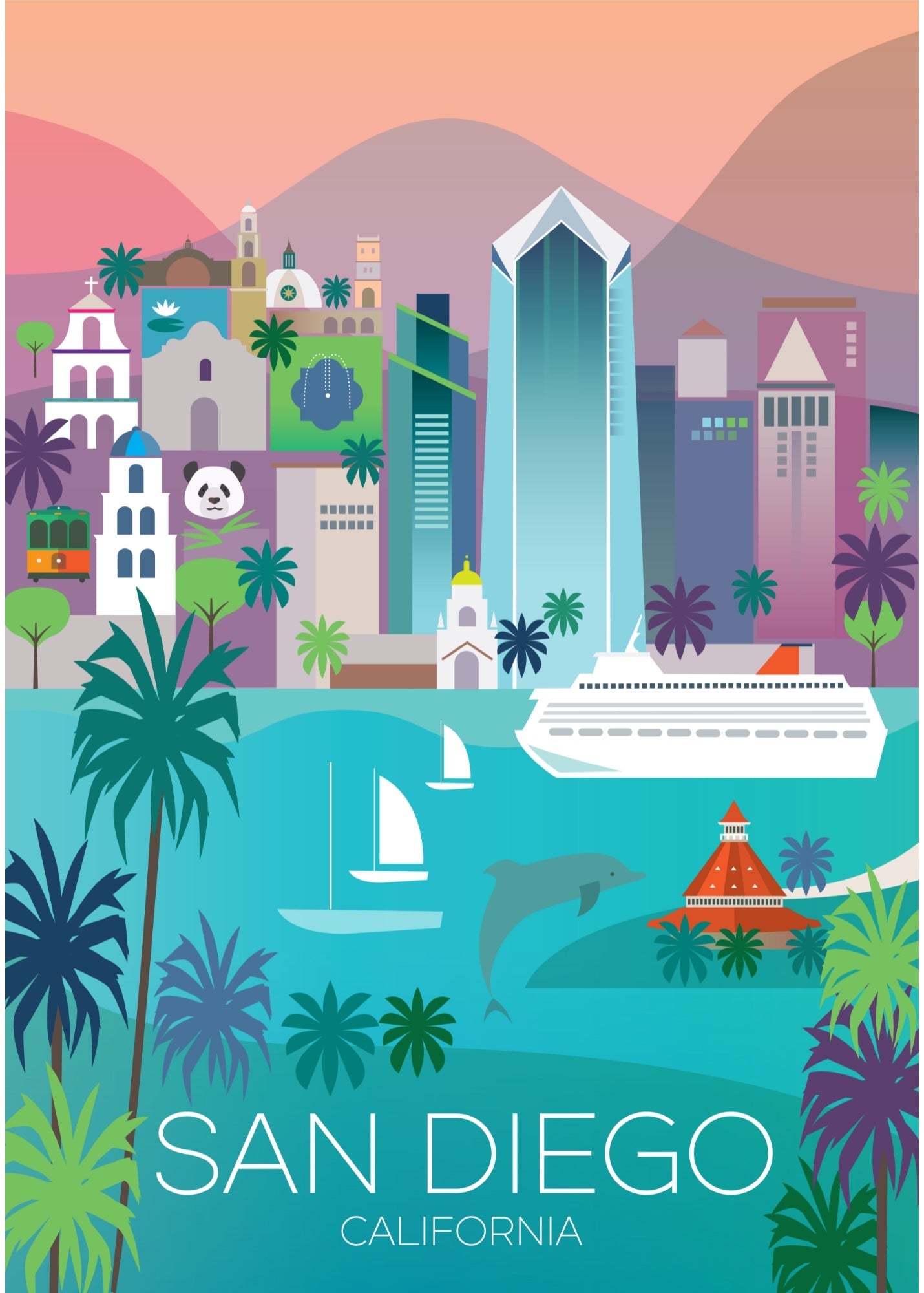 LTP - San Diego Postcard