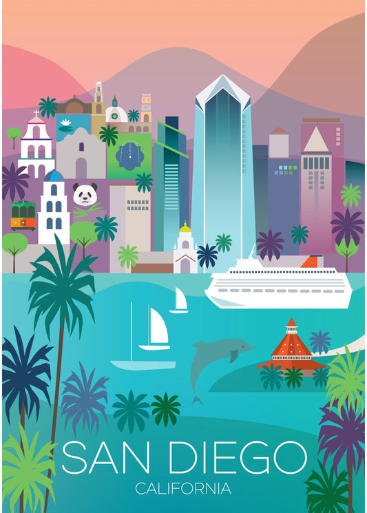 LTP - San Diego Postcard
