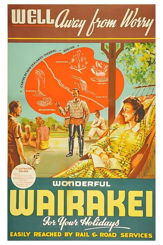 Wairakei Postal Card