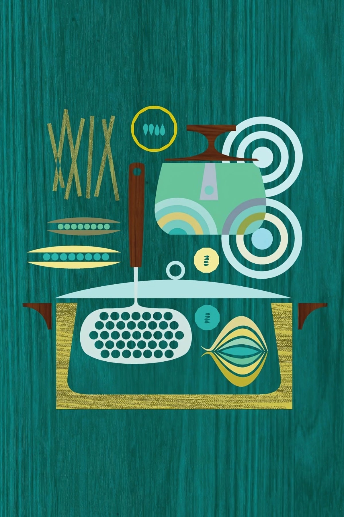 What's Cooking Postcard