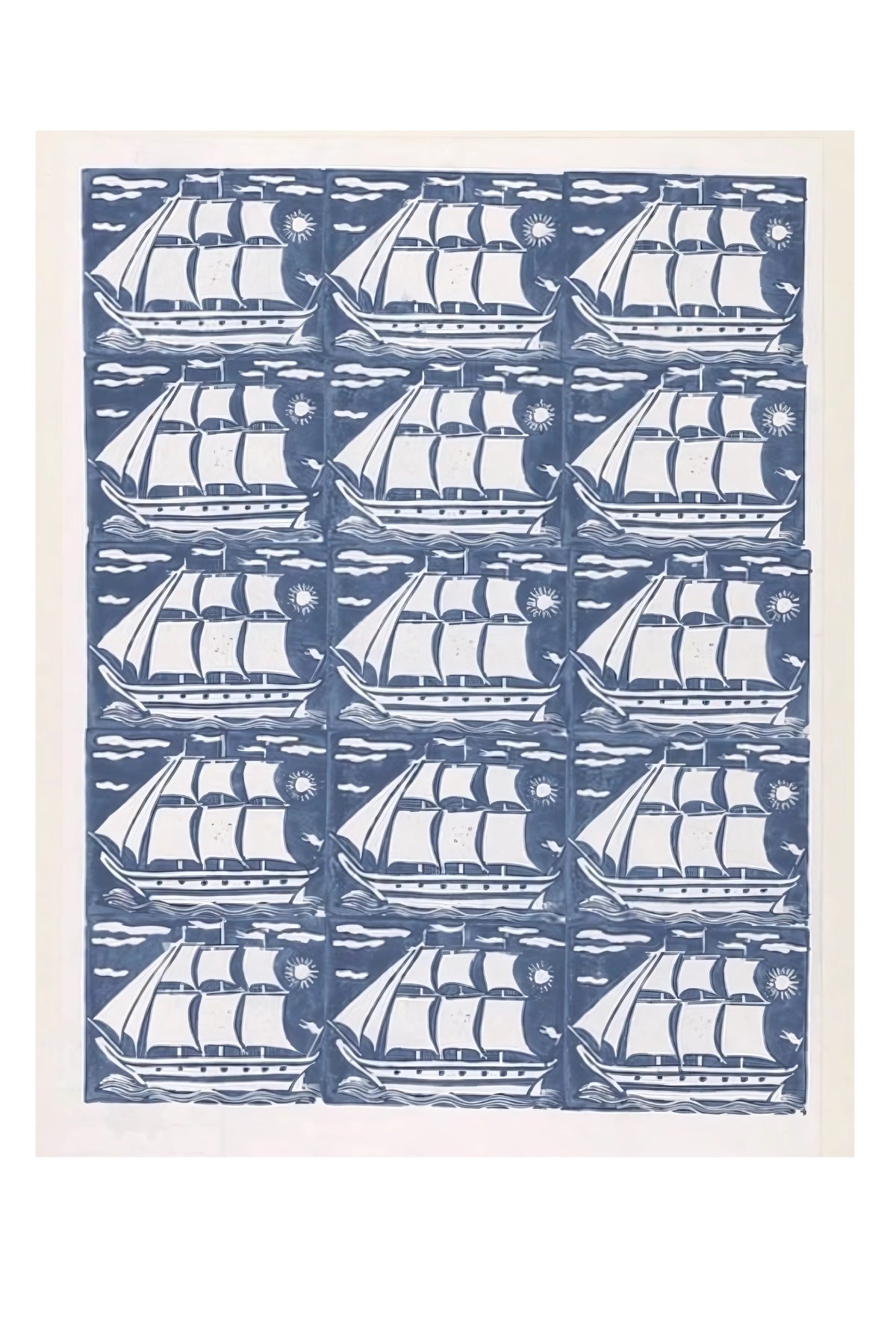 Wooden Ships Postal Card