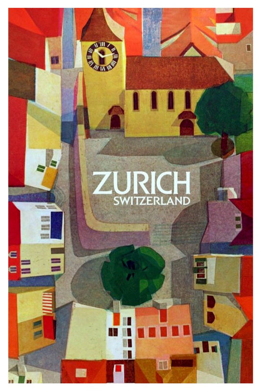 Zürich Vintage Postkarte