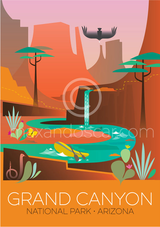 Grand Canyon National Park 2 Postkarte