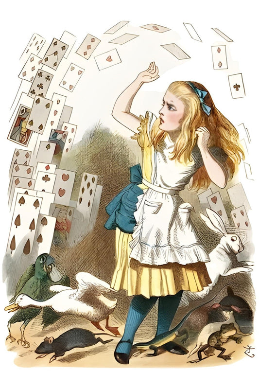 Alice & Cards Postal Card