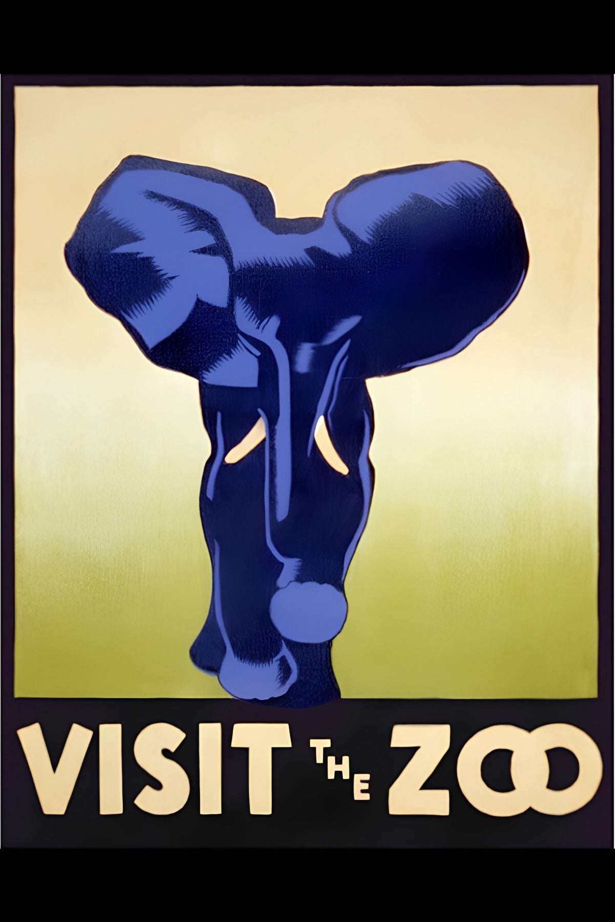 Visit The Zoo Postal Card