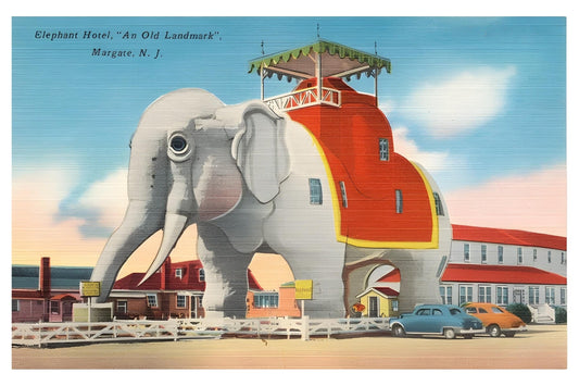 Elephant Hotel, Margate, New Jersey Postal Card