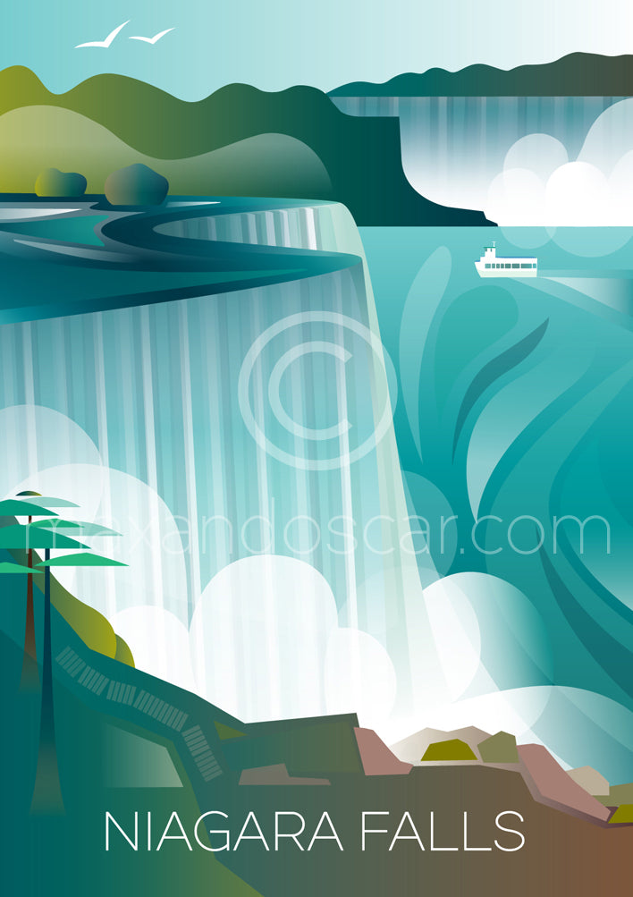 NIAGARA FALLS POSTCARD