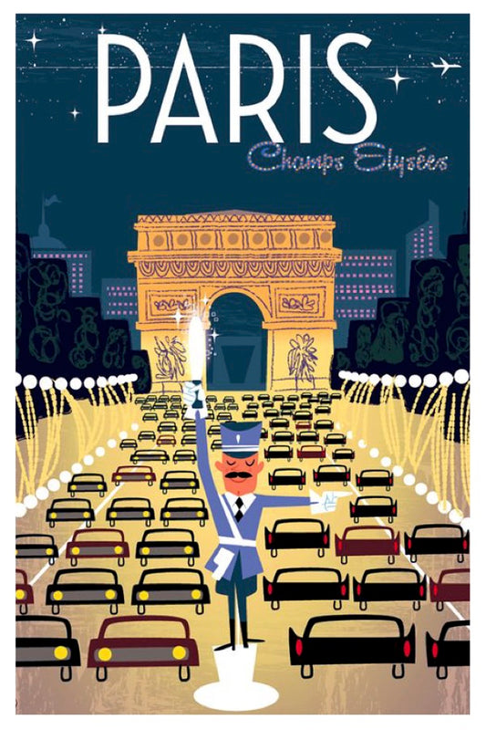PARIS POSTAL CARD