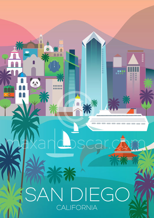 SAN DIEGO POSTCARD